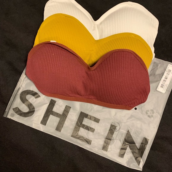 SHEIN Other - NEW! SHEIN STRAPLESS BRAS (SET OF 3)